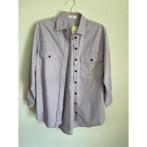 MANGO Oversized Button Down Shirt Size Small NWT